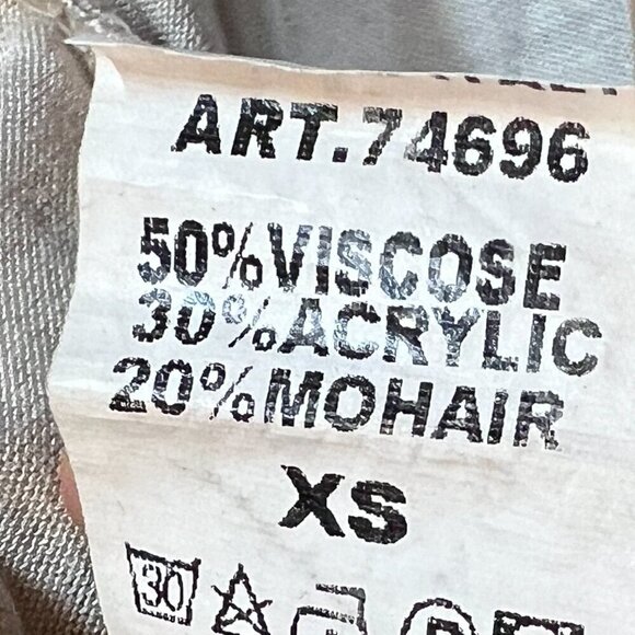 Sweater Tunic Top Layered Star Oversized Mohair XS - Picture 6 of 7